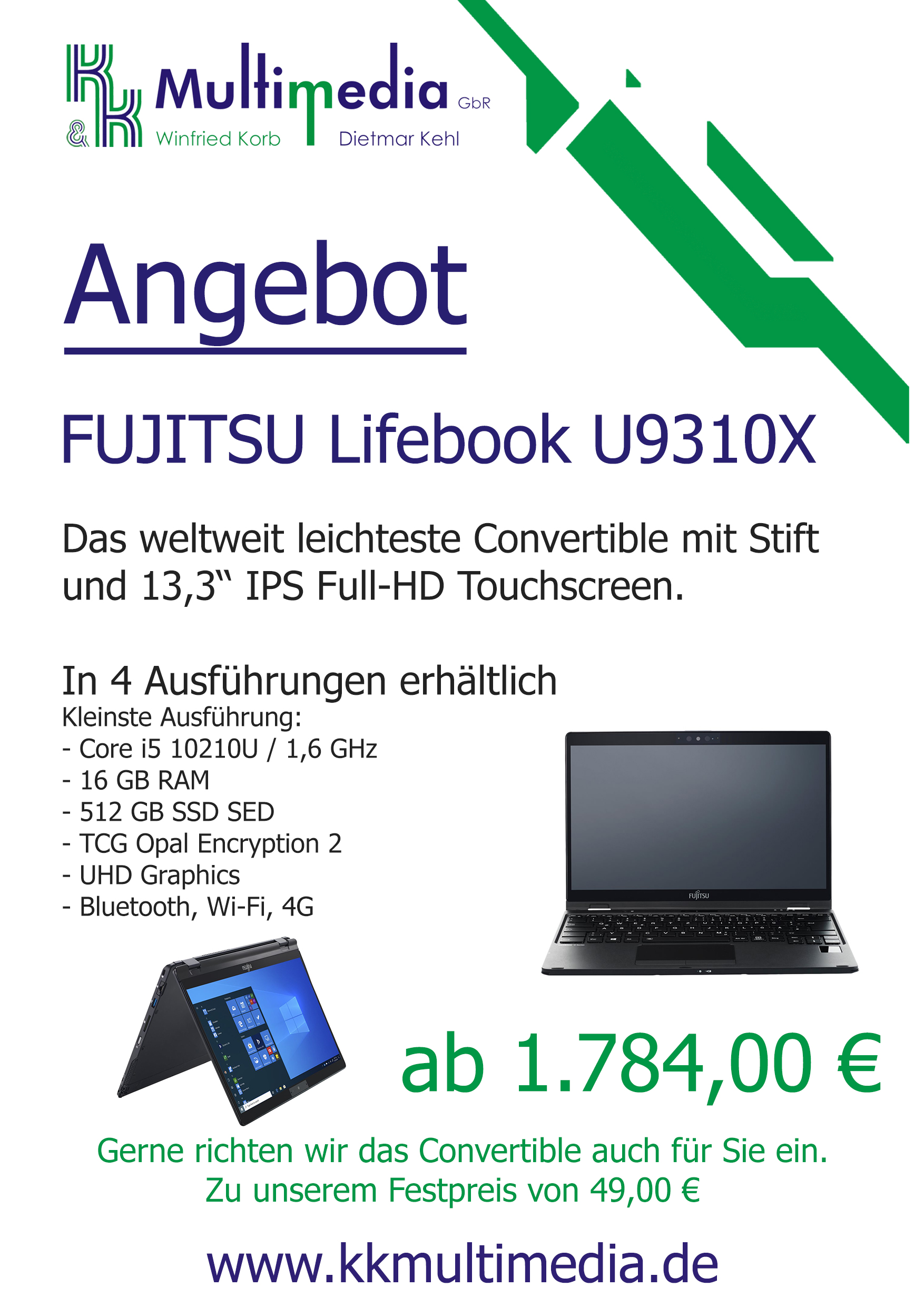 FUJITSU Lifebook U9310X